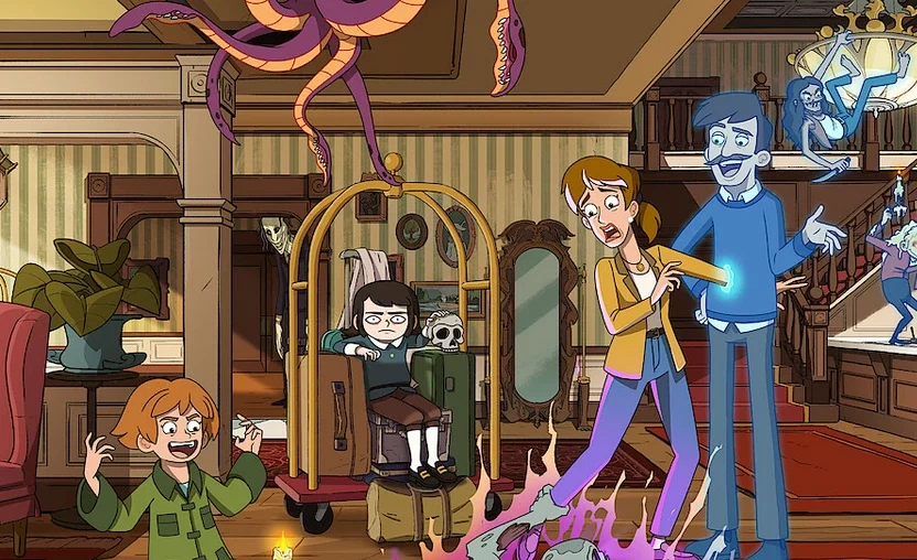 دانلود انیمیشن هتل تسخیر شده Haunted Hotel 2025